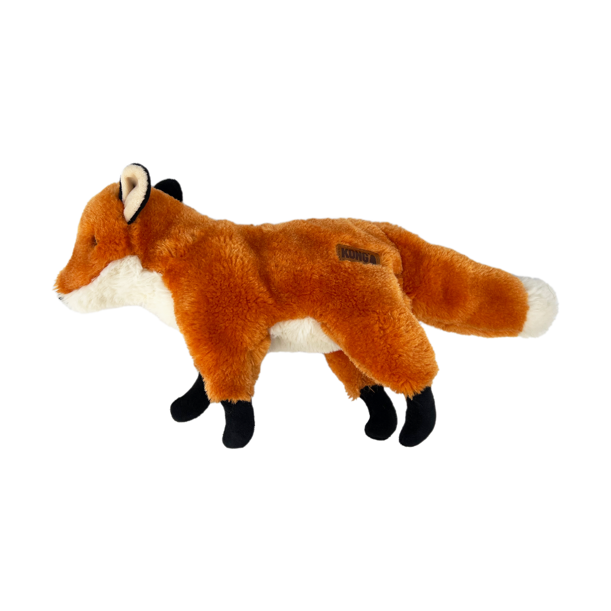 KONG Wild Low Stuff Creatures Fox Dog Toy (Medium) - Serving 5