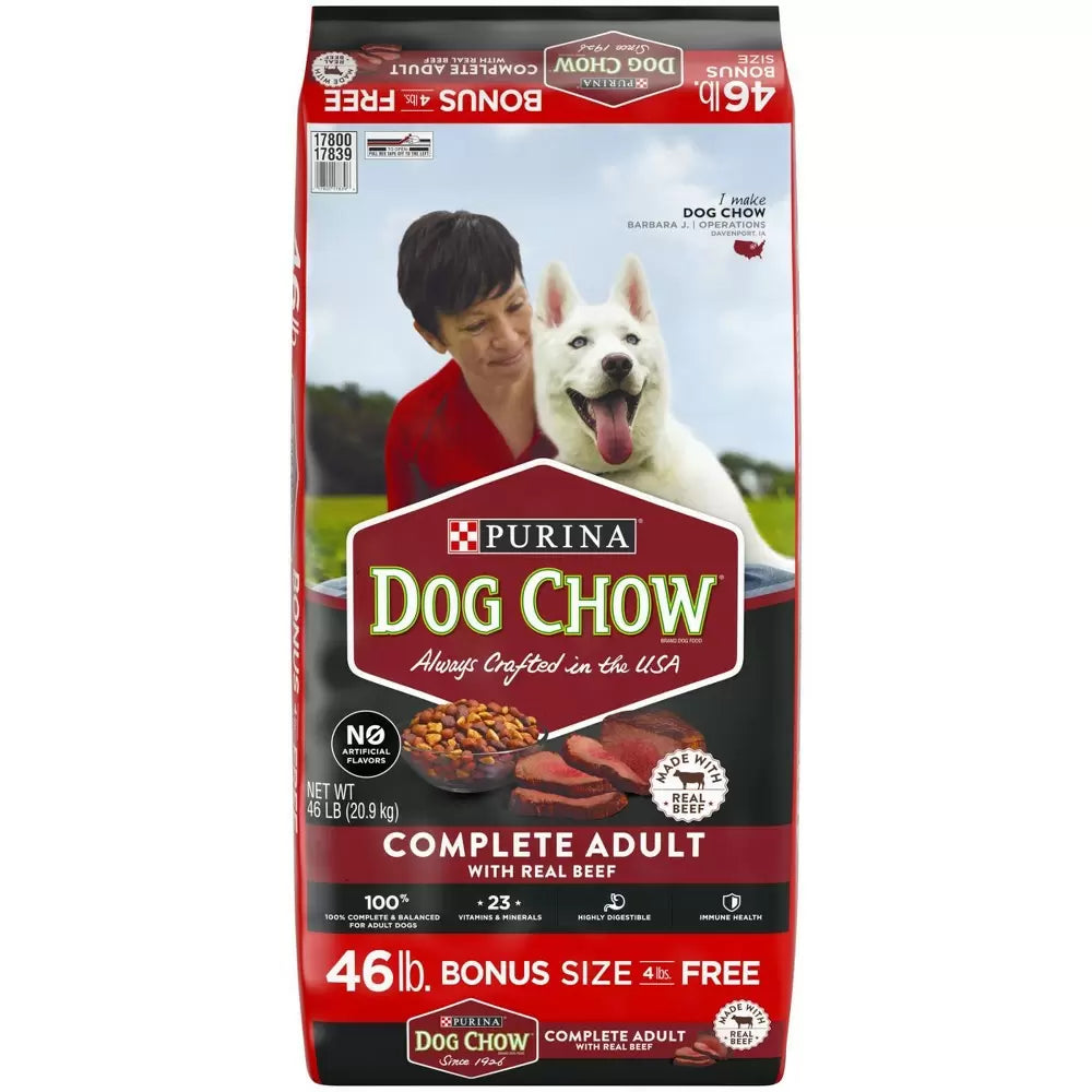 Purina Dog Chow Dry Dog Food Complete Adult With Real Beef Serving 5 Locations in OH Granville Milling Co