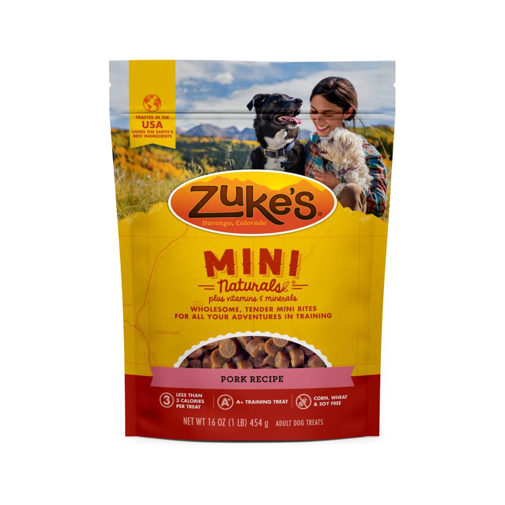 Zukes Roasted Pork Mini Naturals Dog Treats - Serving 5 Locations