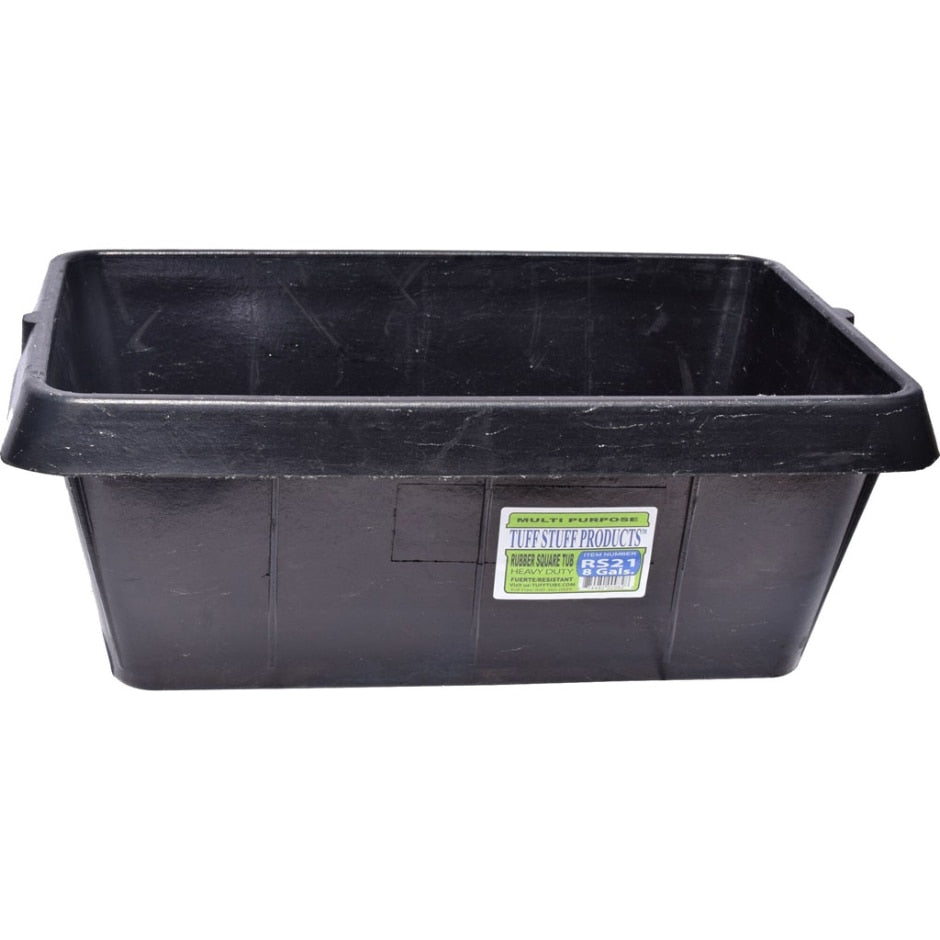 TUFF STUFF RUBBER PAN (21 QUART, BLACK) Serving 5 Locations in OH
