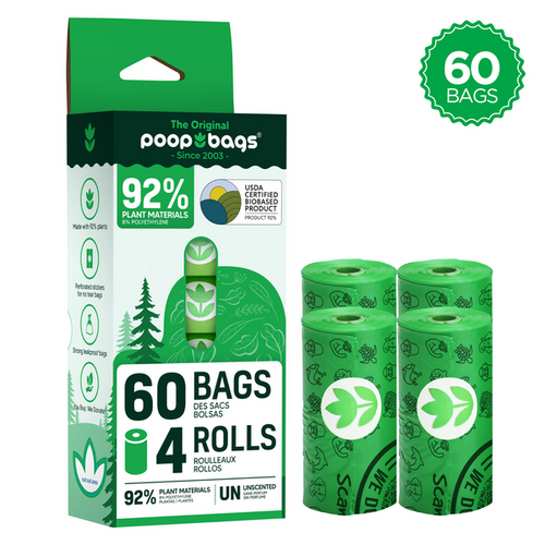 The Original Poop Bags Leash Roll Poop Bags