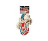 Four Paws Rough & Rugged Rubber Flip Flop with Rope Dog Toy (6 or 8)