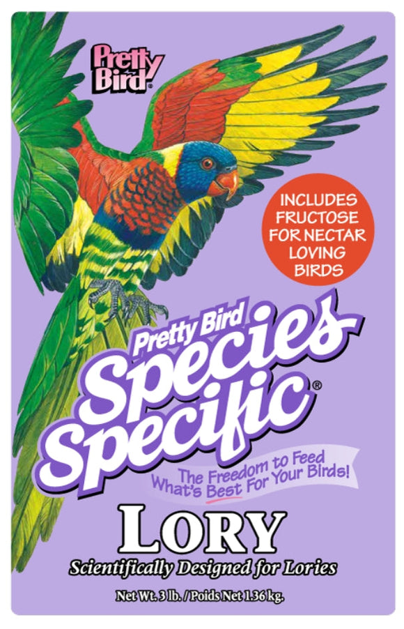 Pretty Bird Species Specific Lory Bird Food (3 LB)