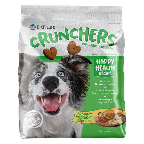Blue Seal Kent EnTrust Crunchers Happy Health Recipe Large Dog Treats