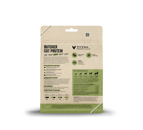 Vital Essentials Freeze-Dried Raw Rabbit Entrée Mini Nibs Dog Food