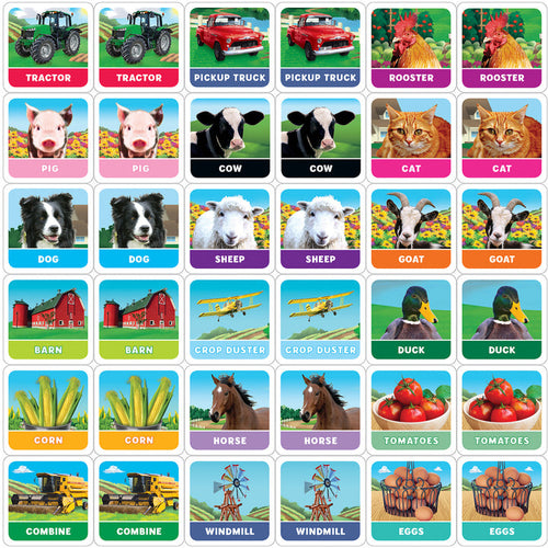 MasterPieces Old MacDonald's Farm Matching Game