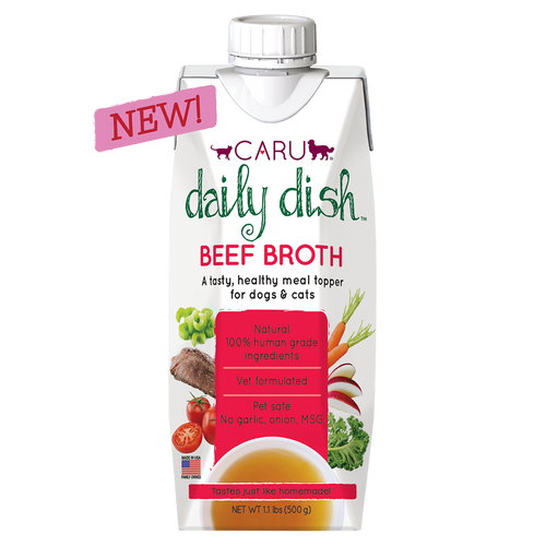 Caru Daily DishTM Beef Broth for Dogs & Cats