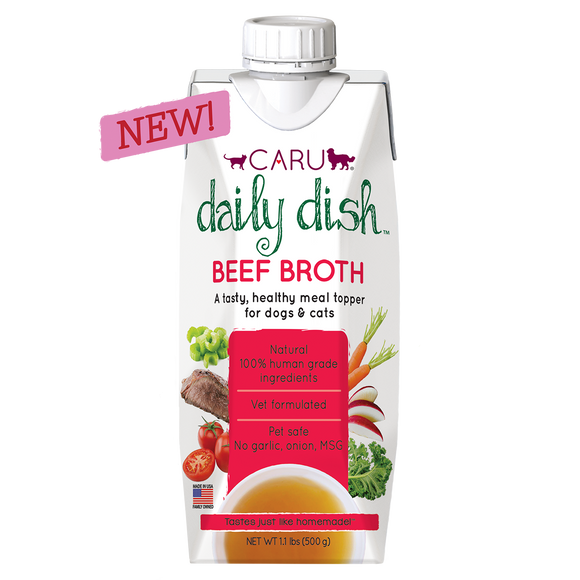 Caru Daily DishTM Beef Broth for Dogs & Cats