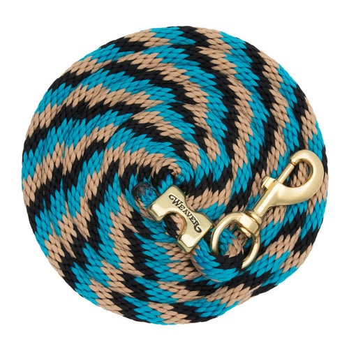 Weaver Poly Lead Rope with a Solid Brass 225 Snap