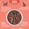 Koha Poké Bowl Tuna & Salmon Entrée in Gravy for Cats