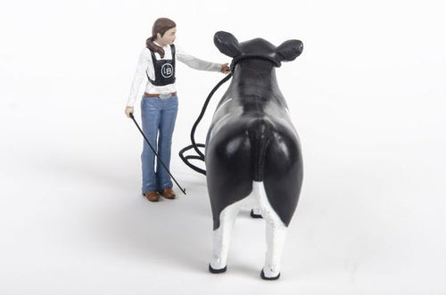 Little Busters Cattle Showmen Kit: Girl Figurine and Rope Halter