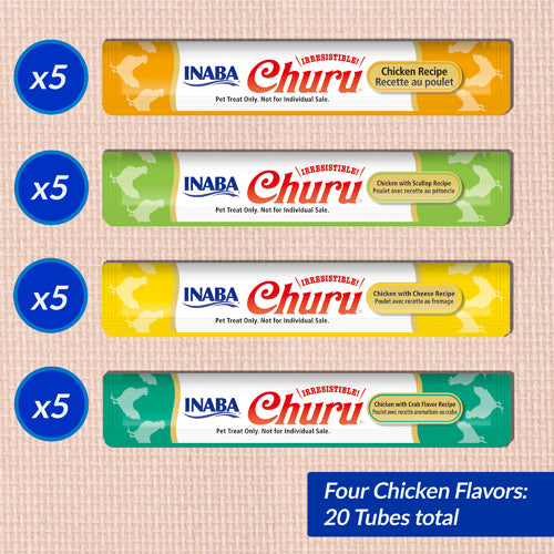 Inaba Churu 20 ct Chicken Variety Box