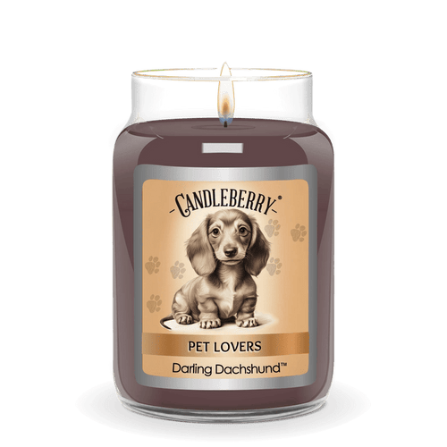 Candleberry Darling Dachshund™ - Large Jar Candle