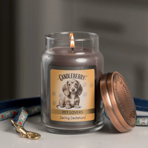 Candleberry Darling Dachshund™ - Large Jar Candle