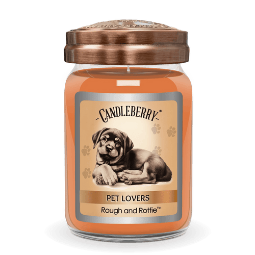 Candleberry Rough and Rottie™ - Large Jar Candle