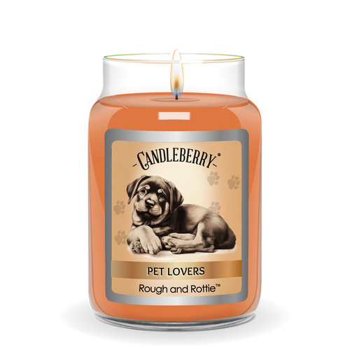 Candleberry Rough and Rottie™ - Large Jar Candle