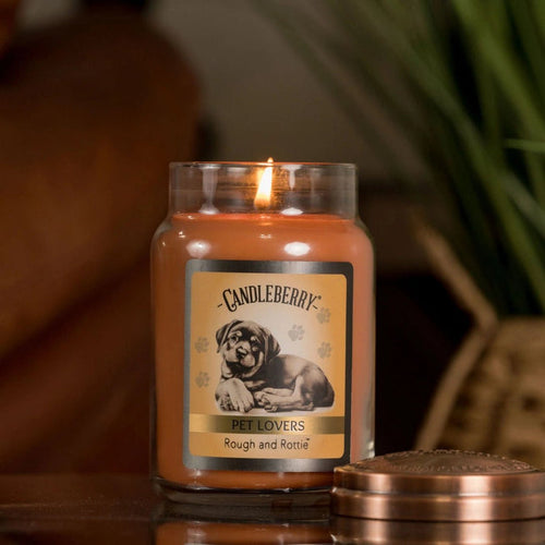 Candleberry Rough and Rottie™ - Large Jar Candle