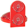 Birds Choice Window Mount Hummingbird Feeder in Red Recycled Plastic