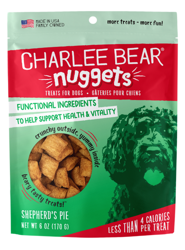 Charlee Bear Nuggets Health & Vitality Shepherds Pie Treats for Dogs
