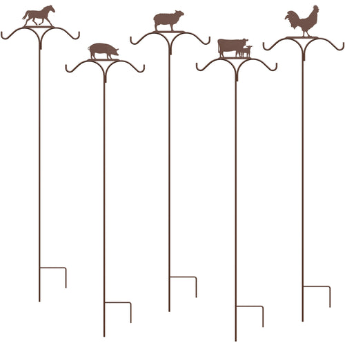 Panacea Double Barnyard Animal Shepherd Hook 84