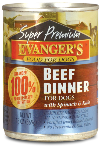 Evangers Super Premium Beef Dinner Canned Dog Food