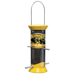 Nyjer Bird Feeder, Yellow, 2.5-In.