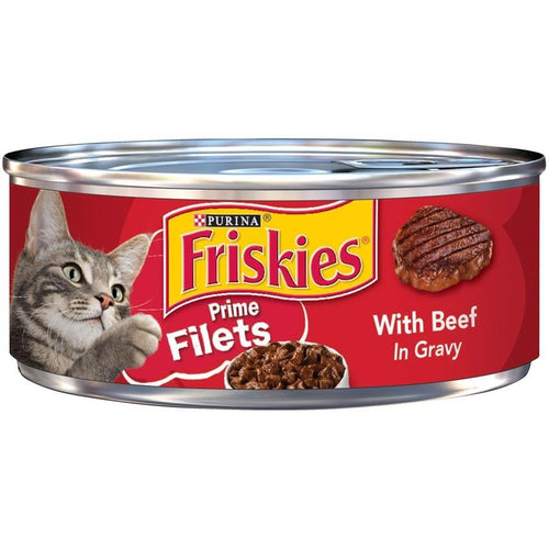 Friskies Prime Filets With Beef In Gravy Canned Cat Food Serving 5 Locations in OH Granville Milling Co