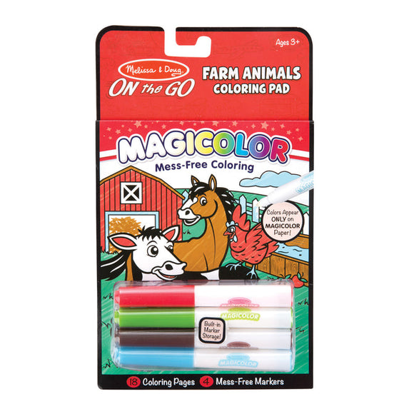 Melissa & Doug On the Go Magicolor Coloring Pad - Farm Animals (Farm Animals)