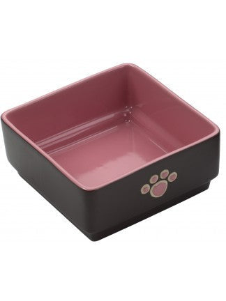 Ethical Products FOUR SQUARE DISH 5″ DOG, PINK