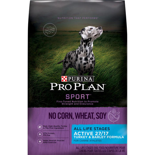 Purina Pro Plan Sport All Life Stages 27 17 Turkey Barley Formula Dry Dog Food Serving 5 Locations in OH Granville Milling Co