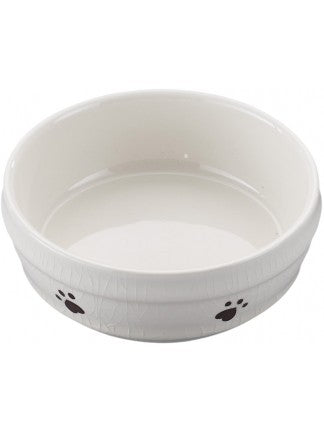 Ethical Products CRACKLE DISH 5″ CAT/DOG IVORY