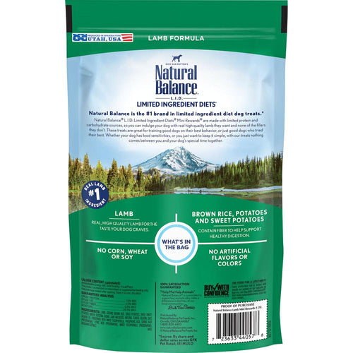 Natural Balance Mini Rewards Lamb Training Treats