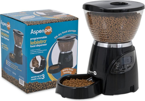 Petmate Aspen Pet Le Bistro Programmable Feeder 10 lb Serving 5 Locations in OH Granville Milling Co