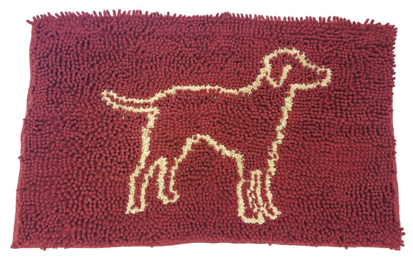 CLEAN PAWS MAT BURGUNDY 31X20