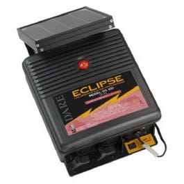 Electric Fence Charger, 200-Acre, Solar Power, 12-Volt Battery