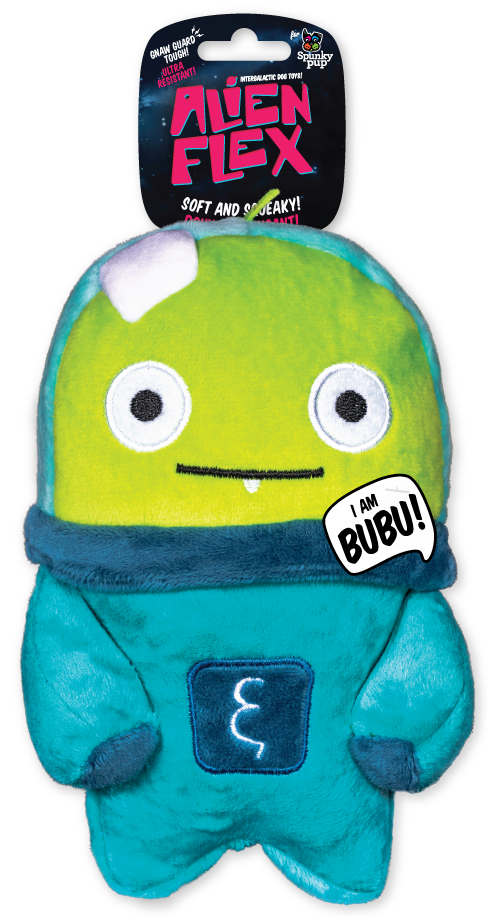 Spunky Pup Alien Flex Plush Toy Bubu