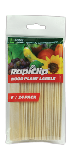 Luster Leaf Wood Plant Labels (6, 24 pack)