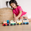 Melissa & Doug Wooden Farm Train Toy Set (Wooden Toys)