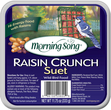 BIRD SUET RAISIN CRUNCH MS 12/11 3/4 OZ