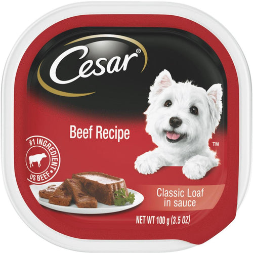 Cesar Classic Loaf Beef Adult Wet Dog Food 3.5 Oz. Serving 5 Locations in OH Granville Milling Co