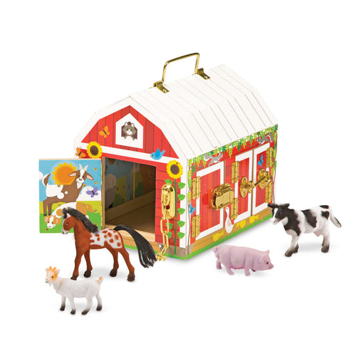 Melissa & Doug Latches Barn (10.25” x 9” x 7.5”)