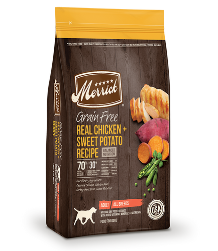 Merrick Grain Free Real Chicken Sweet Potato Recipe