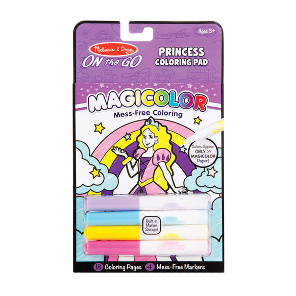 Melissa & Doug Magicolor - On the Go - Princess Coloring Pad (Princess - 18 pages)