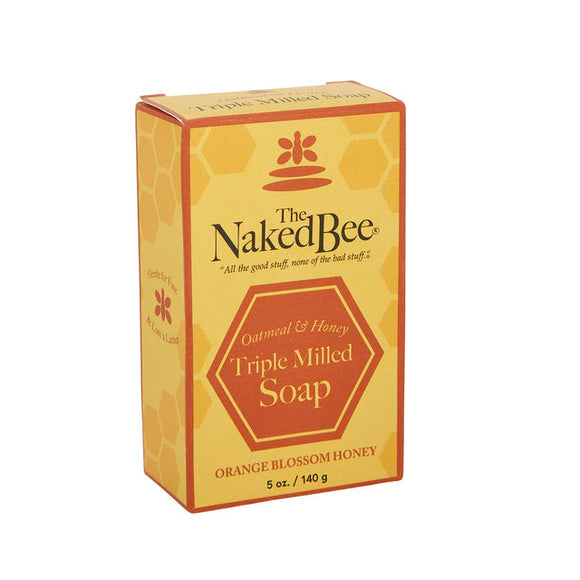 The Naked Bee 5 oz. Orange Blossom Honey Triple Milled Bar Soap (5 oz)