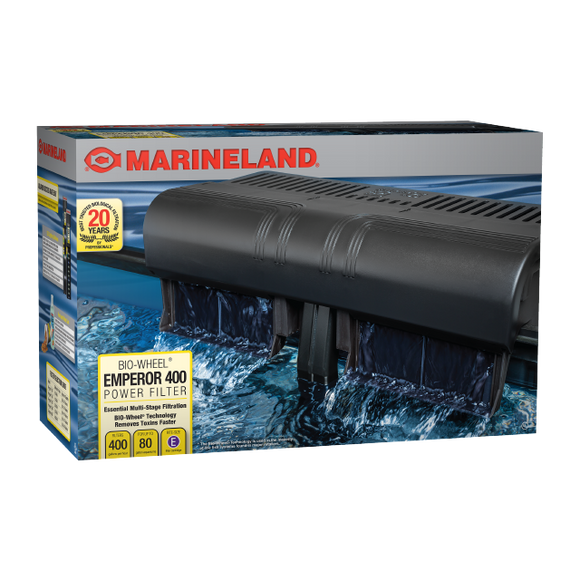 Marineland Emperor 400 Bio-Wheel Power Filter, 400 Gallon, 400 GPH