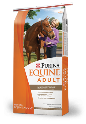 Purina® Equine Adult® Horse Feed (50 lbs)