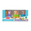 Melissa & Doug First Play Wooden Rocking Farm Animals Pull Train (6-piece wooden farm animal)