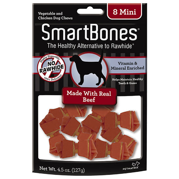 SmartBones Beef Classic Bone Chew - Mini