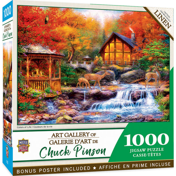 MasterPieces Art Gallery Colors of Life 1000 Piece Puzzle (Puzzle Game, 19.25