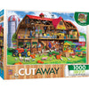 Masterpieces Cutaway Family Barn 1000 Piece EZ Grip Puzzle (Puzzle Game, 34 x 23.5)